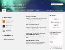 Tablet Screenshot of chicagohilal.org